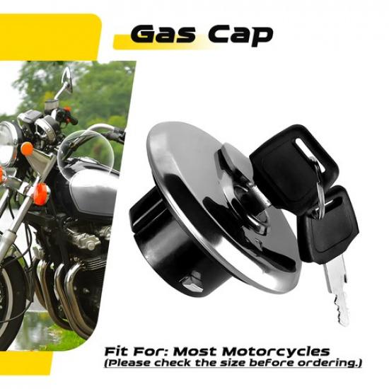 Universal Modified Motorcycle Motorbike Fuel Gas Tank Cap Lock Anti-theft Keys