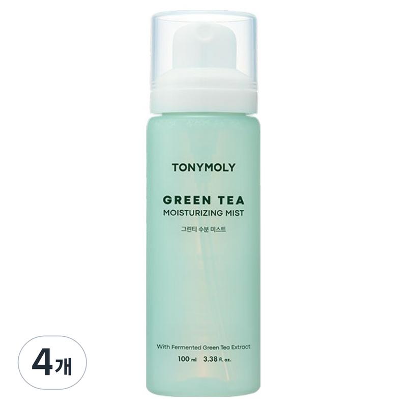 Tony Moly Green Tea Hydration Mist, 100ml, 4 Pcs