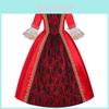 Mittelalterliches Fantasy-Kleid für Bühnenauftritte aus Leinenstoff, perfekt für Erwachsene