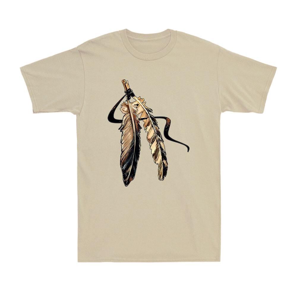 Southwest Native American Indian Tribal Vintage Color Feather Unisexs TShirt