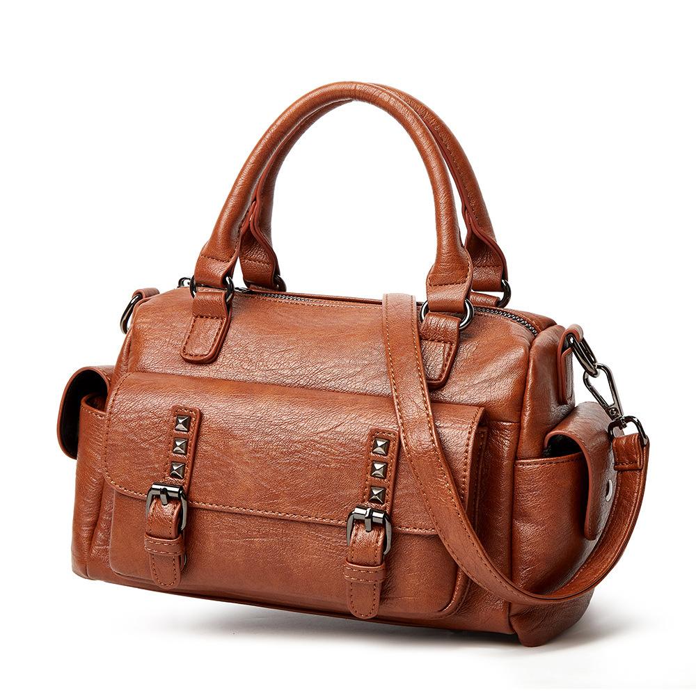 Casual Handbag Autumn and Winter Women's Bag European and American Fashion One-shoulder Diagonal Bag Large-capacity Retro Messenger Bag