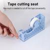 Portable Tape Holder Lightweight Sturdy Iron Desktop Tape Dispenser Minimalist Design Office Desk Accessories