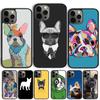French Bulldog Art Phone Case for iPhone 17 Air 16 16e 15 Plus for Apple 13 11 12 14 Pro Max Cover Coque Fundas Shell