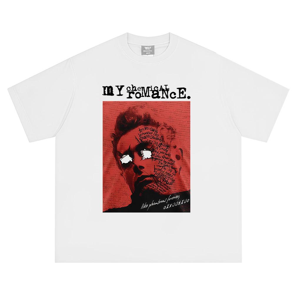 Rock Band My Chemical RoUnisexce Tour Merch Tshirt Unisex Women Clothing Cotton Casual Oversized Short Sleeve Streetwear YK Top