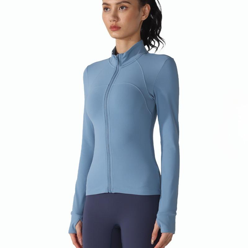 Damen Winter Gepolstertes Fitness Langarmshirt Übung Laufen Yoga Top