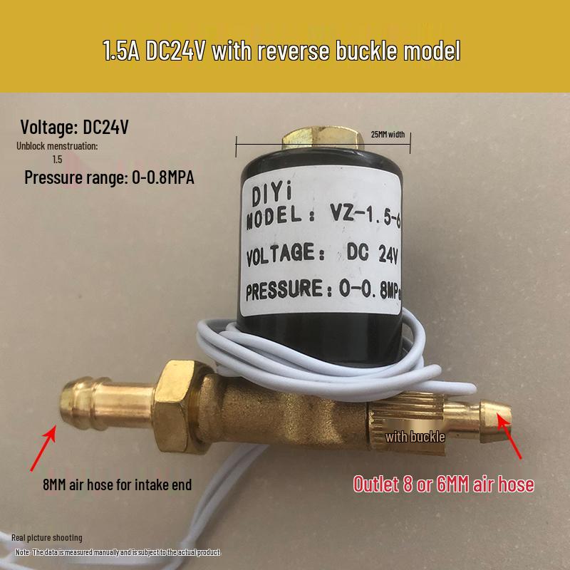 MIG/MAG & TIG Welder Solenoid: 220V, 12V Electromagnetic Gas Valve, 24V Electric Valve, 36V Argon Valve with Retaining Clip, 1.5
