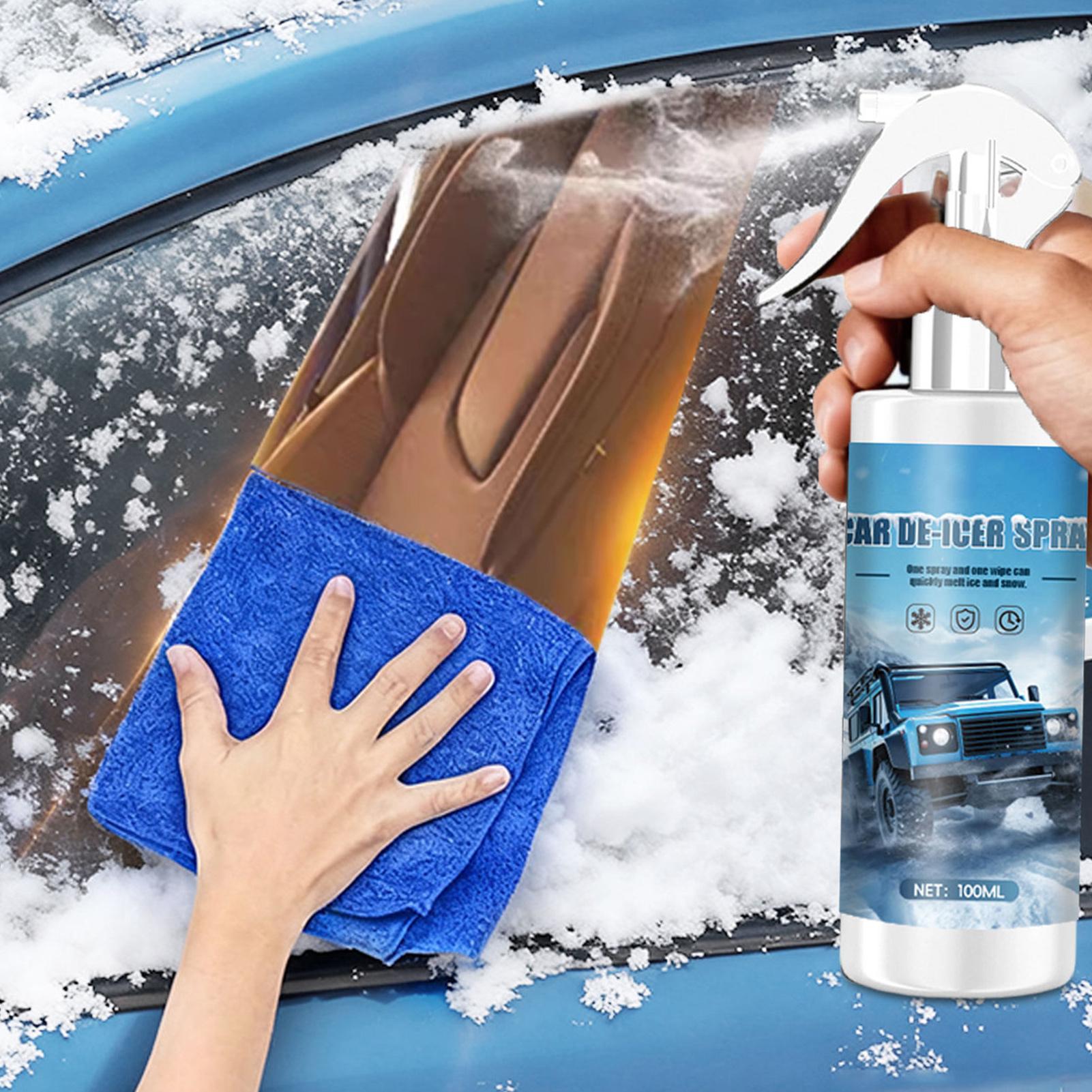 

Fast-Acting Windshield Deicer Spray 100ml Defroster & Anti-Freeze Ice Melt for Car Glass, Locks, Latches, Headlights, Door Seals China Mainland