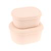 200/300/600 Ml Silikon Bento Kutuları Öğle Yemeği Kabı Sızdırmaz Öğle Yemeği Kabı, Bpa İçermez, Bulaşık Makinesinde Yıkanabilir