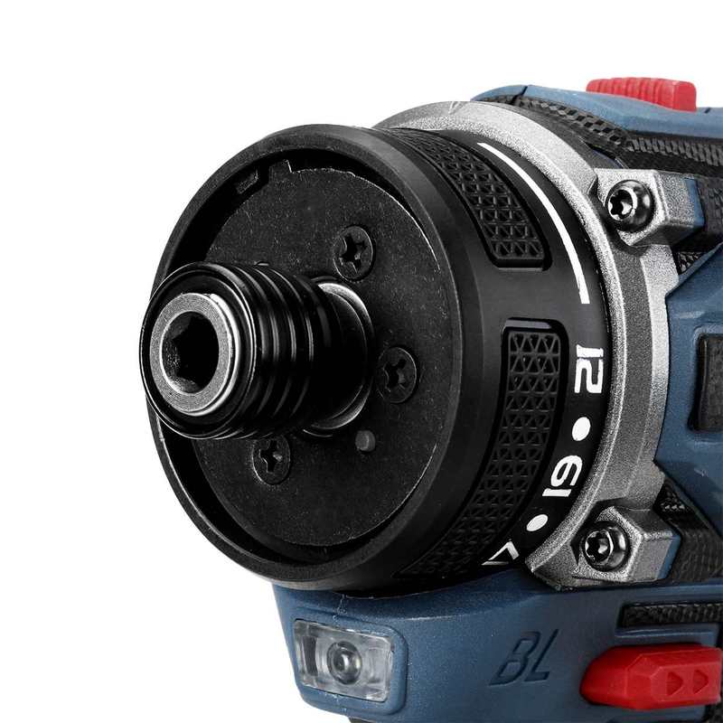 1/4inch 4000rpm Brushless Electric Screwdriver 21+1 Gear Two Speed Cordless Electric Drill Tool For Makita 18v Battery