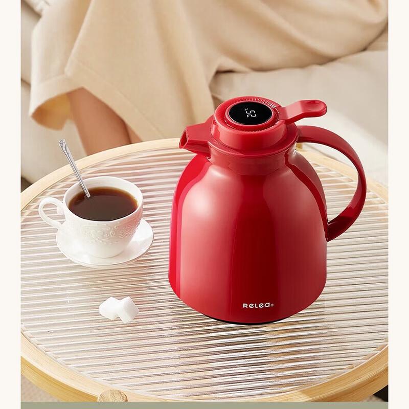 RELEA Large Capacity Glass Lined Thermal Carafe