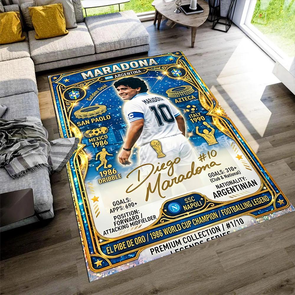 Messi's Golden Achievement Floor Rug Office Rug Suitable for Hallway Decorate room Dormitory Foyer Anti-slip Rug Anime Office Decor