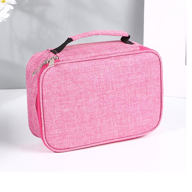 Große Kapazität 72-Loch Aufbewahrungskoffer für Stifte und Zeichenstifte für Künstlerbedarf