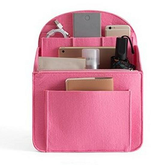 Felt Fabric Backpack Organizer: Lightweight Inner Divider Tote Bag (Small & Large)