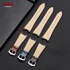 25*13mm Genuine Leather Watch Strap for Patek Philippe Nautilus 5711/5712 Bamboo Pattern Cowhide Watch Band Gold Buckle Bracelet