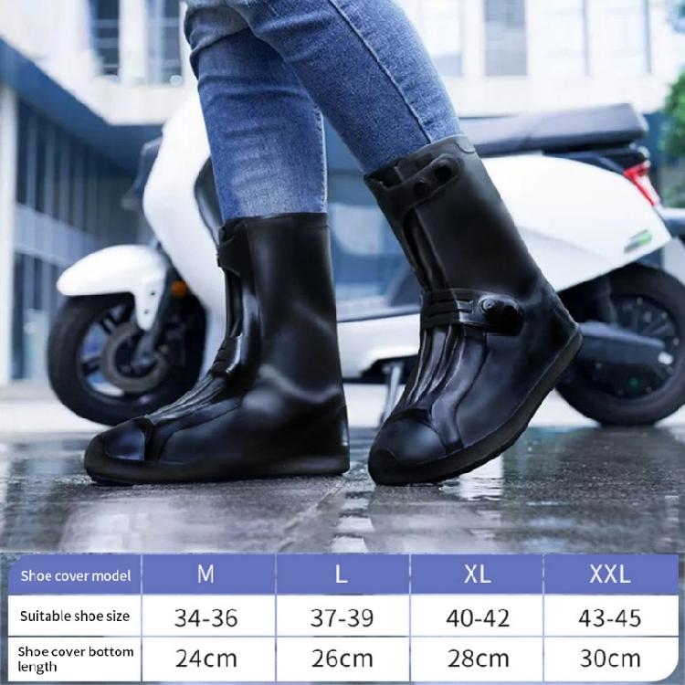 Couvre-chaussures Épaissis Couvre-bottes pour Adultes Enfants Avec Semelles Antidérapantes Fermeture à Boucle Réglable Bottines Réutilisables Sur-chaussures