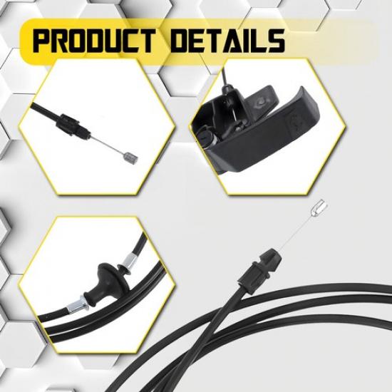 For 2007-2014 Cadillac Escalade Chevrolet GMC Hood Latch Release Cable Handle EK
