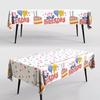 Disposable Birthday Cake Tablecloth