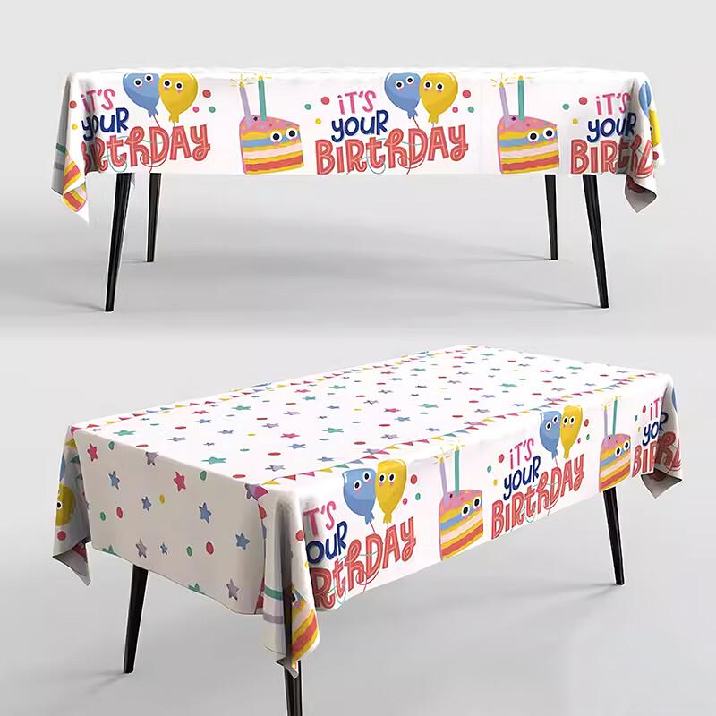 Disposable Birthday Party Tablecloth
