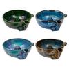 Bol Ceramic pentru Spălat Fructe de Pădure, Bol Rotativ Automată pentru Spălat Fructe și Legume, Mașină Automată de Spălat Fructe cu Scurgere, Curățare Blândă la 360° pentru Căpșuni