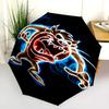 Best Lovers Attitude Tongue Folding Umbrella Suitable For All Seasons Portable Light Umbrella Three Folds