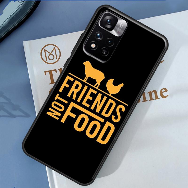 

Eat Fruit Not Friends Vegan Quote Case For Xiaomi Redmi 13C 10C 12C 14C Redmi Note 14 13 Pro 12 11 9 10 9S 10S 11S 12S Cover Redmi Note 13ProPlus