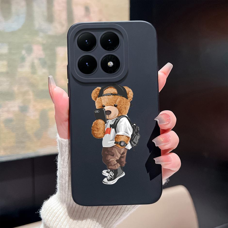 Phone Case For Xiaomi 15T Pro 5G Cute Dinosaur Pattern Shockproof Soft Silicone Protective Bumper Cover For Xiaomi15T Pro Fundas