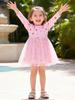 Little Maven European Style Children's Long-Sleeve Mesh Princess Dress for Autumn