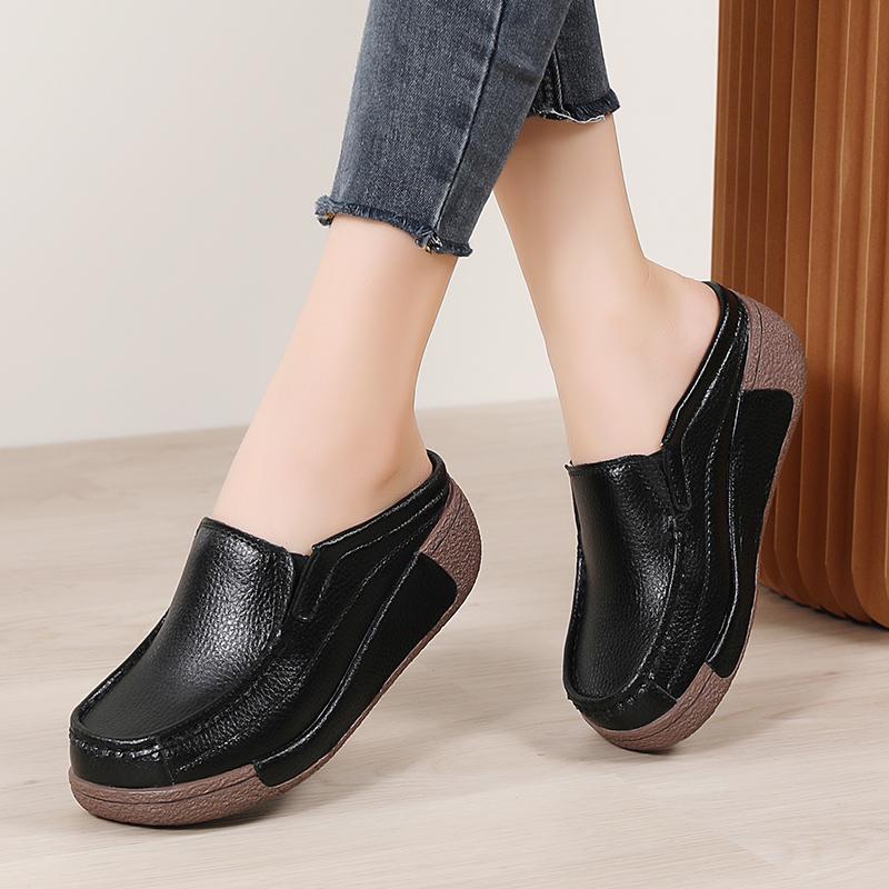 Pantofi Casual de Vară pentru Femei Pantofi de Piele pentru Femei Papuci pentru Femei