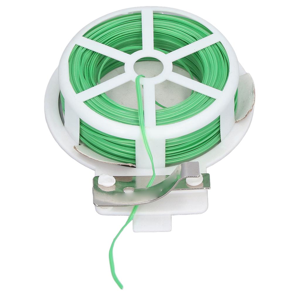 Plant Cable Tie Plastic Steel Wire Twist Roll Dispenser with Cutter for Garden Vegetable Shed50