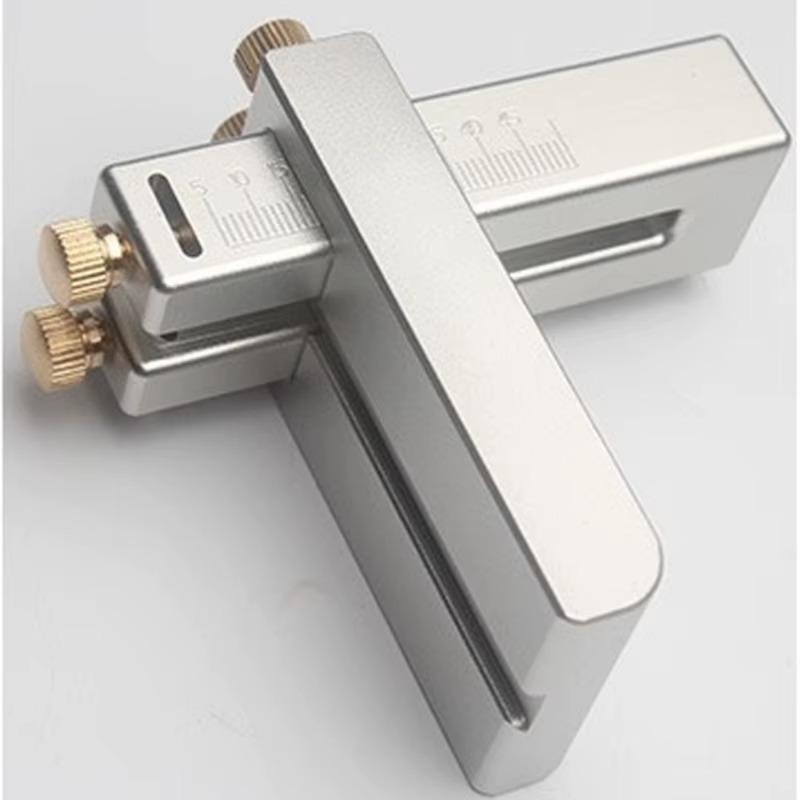 1 Stück Lederriemenschneider Verstellbarer Streifen Gürtel Präzises Schneidwerkzeug Aluminiumlegierung Lederhandwerk Einschnittschneider