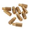 10pcs Carburetor Main Jet Kit Metal Carb Accessories Replacemet for Keihin FCR MX PWK PWM PE PJ 155‑178