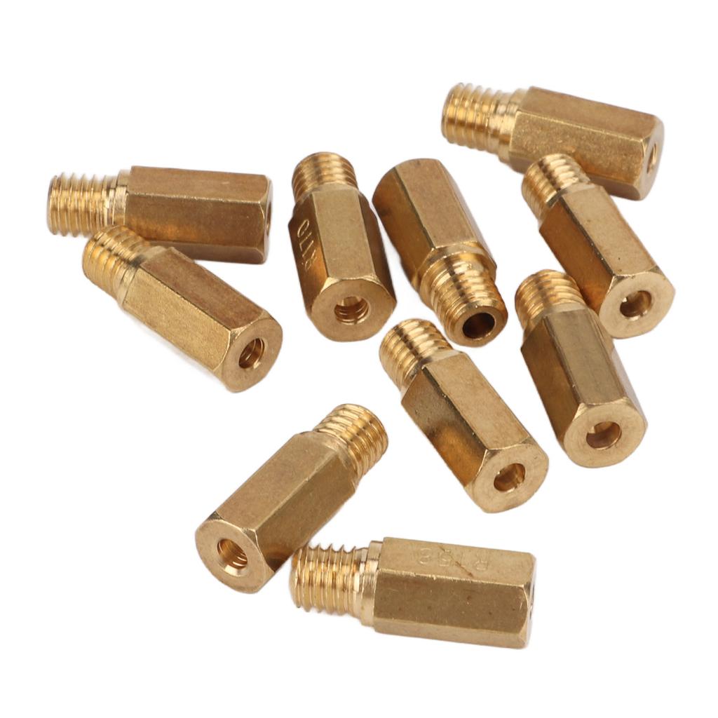 10pcs Carburetor Main Jet Kit Metal Carb Accessories Replacemet for Keihin FCR MX PWK PWM PE PJ 155‑178