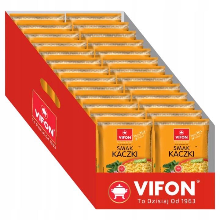 Vifon Smak kaczki Zupa błyskawiczna 70 g x 24 sztuk