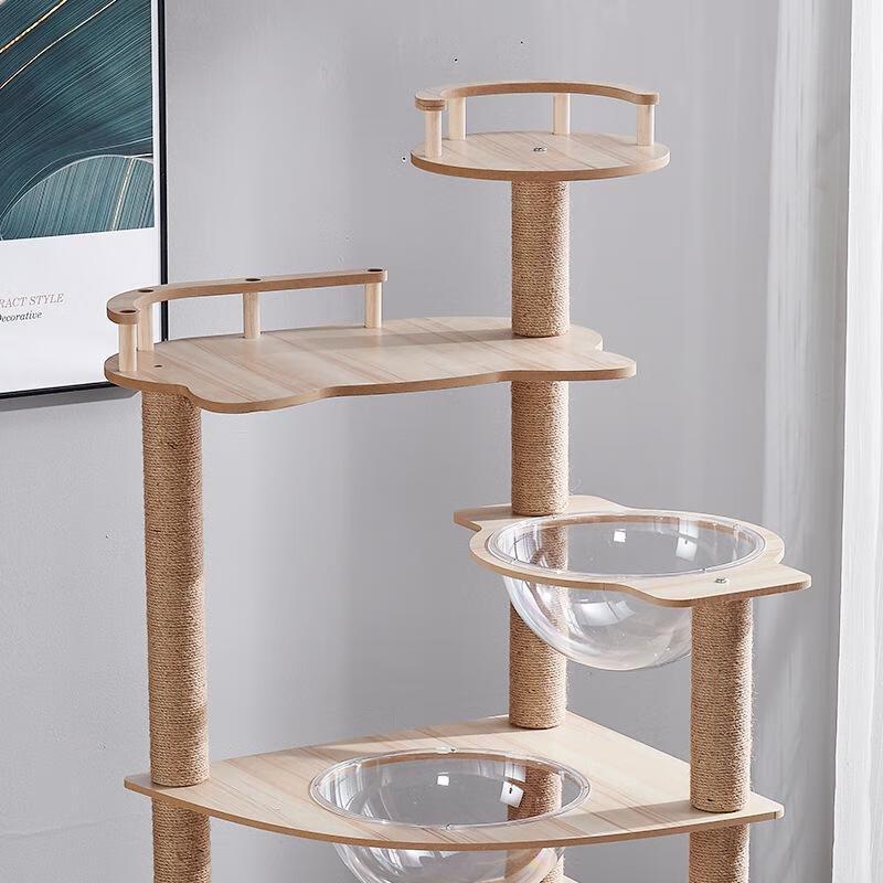 JINGRUIXIANG Cat Tree with Space Capsule