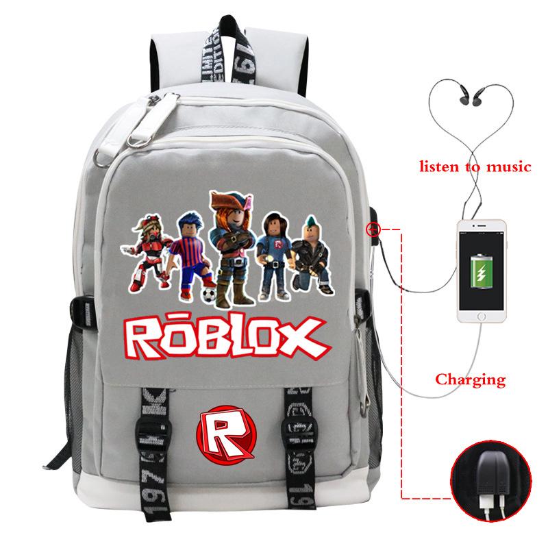 Cartoon Game Merchandise Printing Computer Bag Outdoor Leisure With Usb Interface Backpack