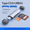 All-in-One TF/SD Card Reader: Compatible with Mobile, Camera, Type-C/USB 3.0, Apple Devices.