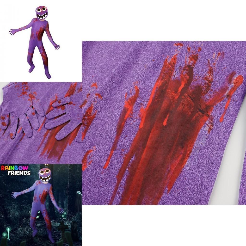 Kinderkostuum: Roblox Rainbow Friends Cosplay Jumpsuit voor Halloween en feestjes