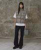 Erer Leopard Print Down Vest Khaki