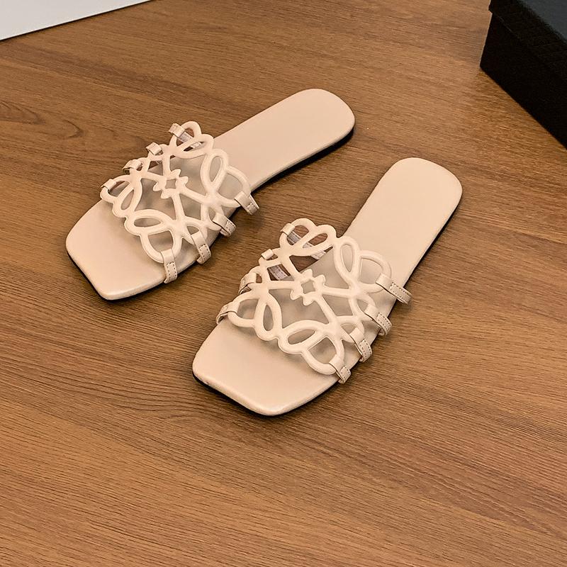 Damen Pantoffeln Damen Slides Sandalen Pantoffeln Damen Mode Design Strand Flip-Flops Flache Schuhe Pantoffeln Für Damen