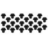 91503S7A003 40pcs/set Bumper Grille & Engine Under Tray Trim Panel Clip Fit For Honda Accord Civic CR-V Jazz NSX S2000 Black