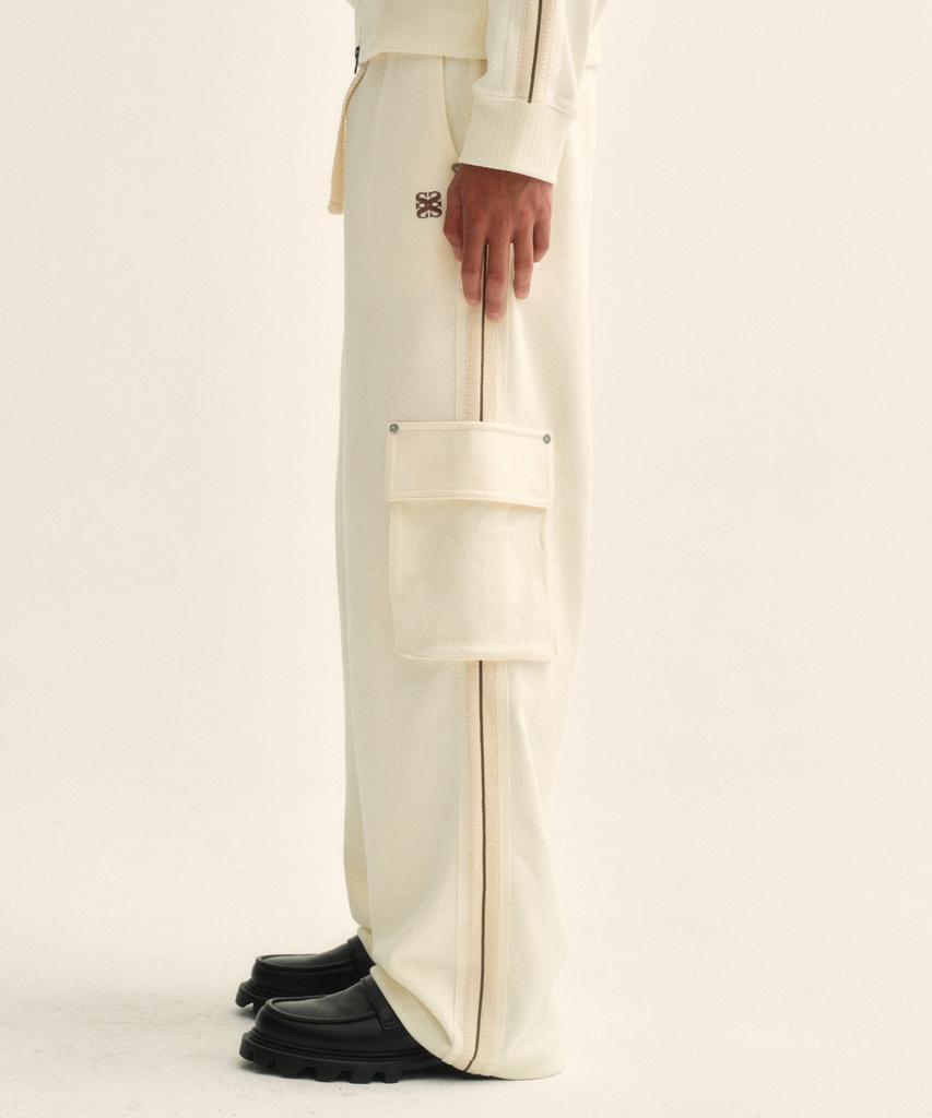 Seteo Roton Cargo Track Pants Resort Cream
