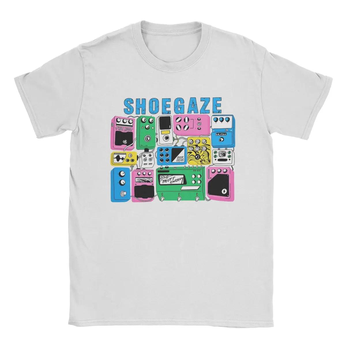 

Футболка Shoegaze Guitar Pedal для мужчин, винтажные футболки из чистого хлопка, футболка с круглым вырезом, топы с коротким рукавом, идея для подарка XXXXL белый