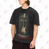 Vintage Electric Guitar Amplifier Classic Rock Vintage Washed Tee Pure Cotton T-Shirt