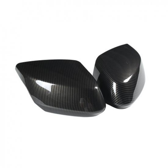 Carbon Fiber ABS Side Rearview Mirror Guard Cover Trim For Corvette C8 -2025