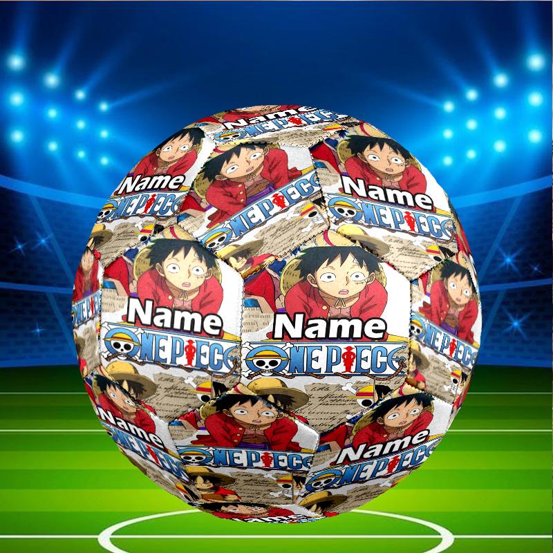 Custom Name Personalized One Piece Print Size 5 Soccer Ball Training & Match Football, for Team, Kicking, Gift for Football