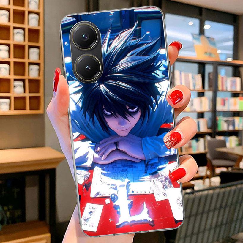 N-Note D-Death L Lawliet Phone Case For Xiaomi Poco F7 Ultra X7 X6 X5 Pro M7 Redmi 15C 15 13C 13 12C 12 10C 10 9A 9C 9T 9 Shell