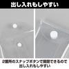 HAMILO Boîtier Transparent, Porte-Monnaie, Pochette Transparente avec Mousqueton, Lot de 10 Pièces