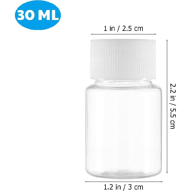 10pcs Travel Bottles Refillable Pet Containers for Portable Lotion Dispensers for Toiletries Shampoo Wash Travel Camping and Diy