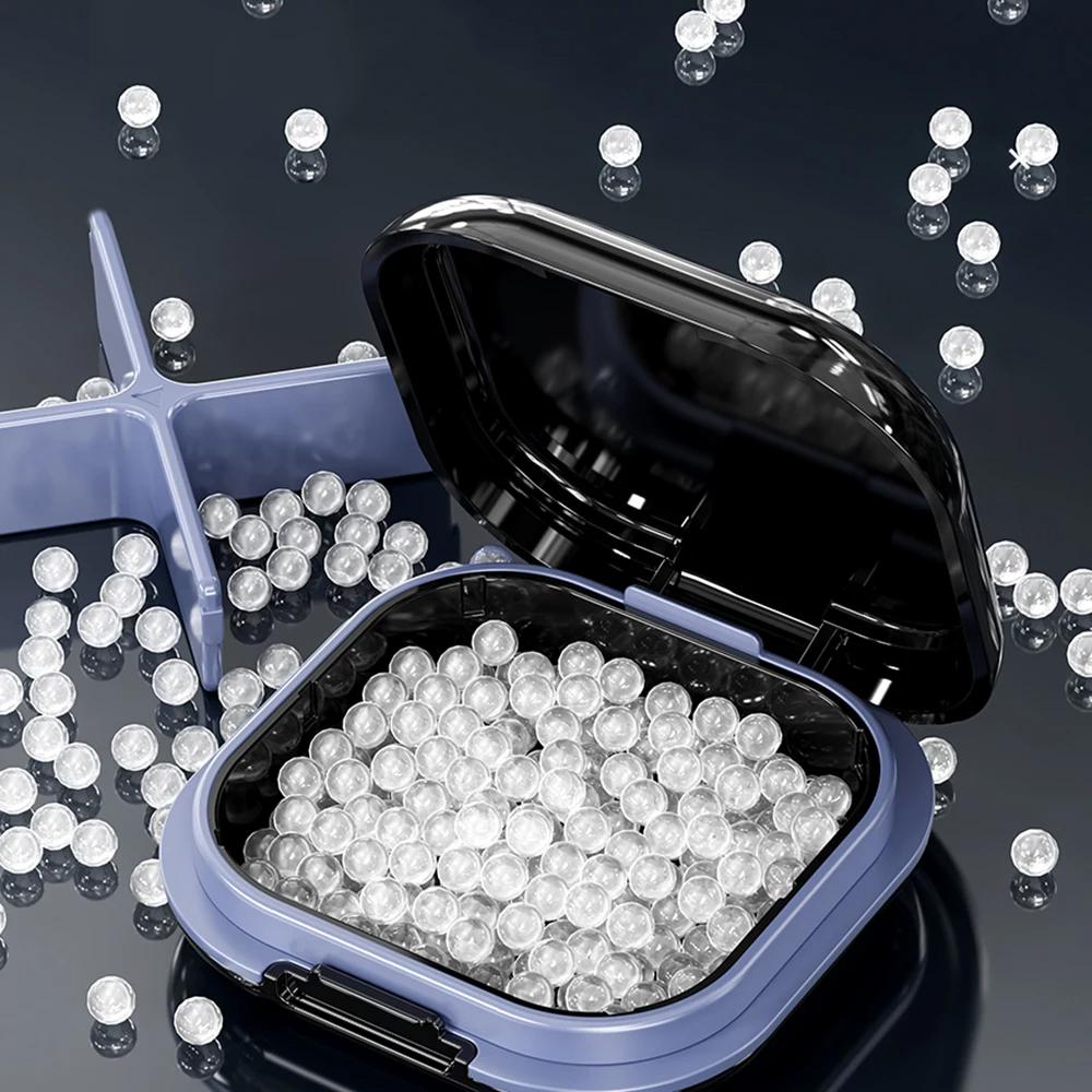 Medizin   Tragbare Mini-Pillendose Reise-Pillendose Leichte 4-Fächer-Pillendose Pillendose Medizin-Organizer Pillendose