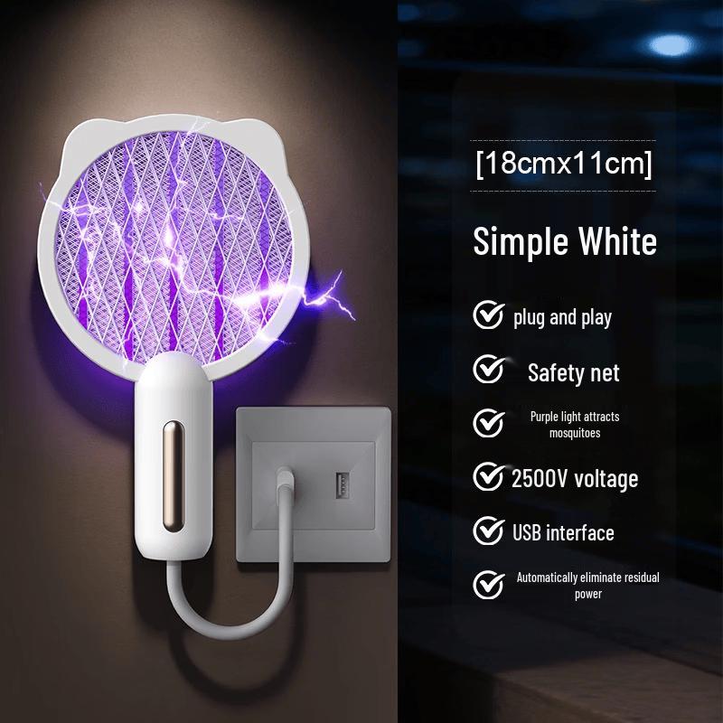 OLOEY Electric Mosquito Swatter with Lamp